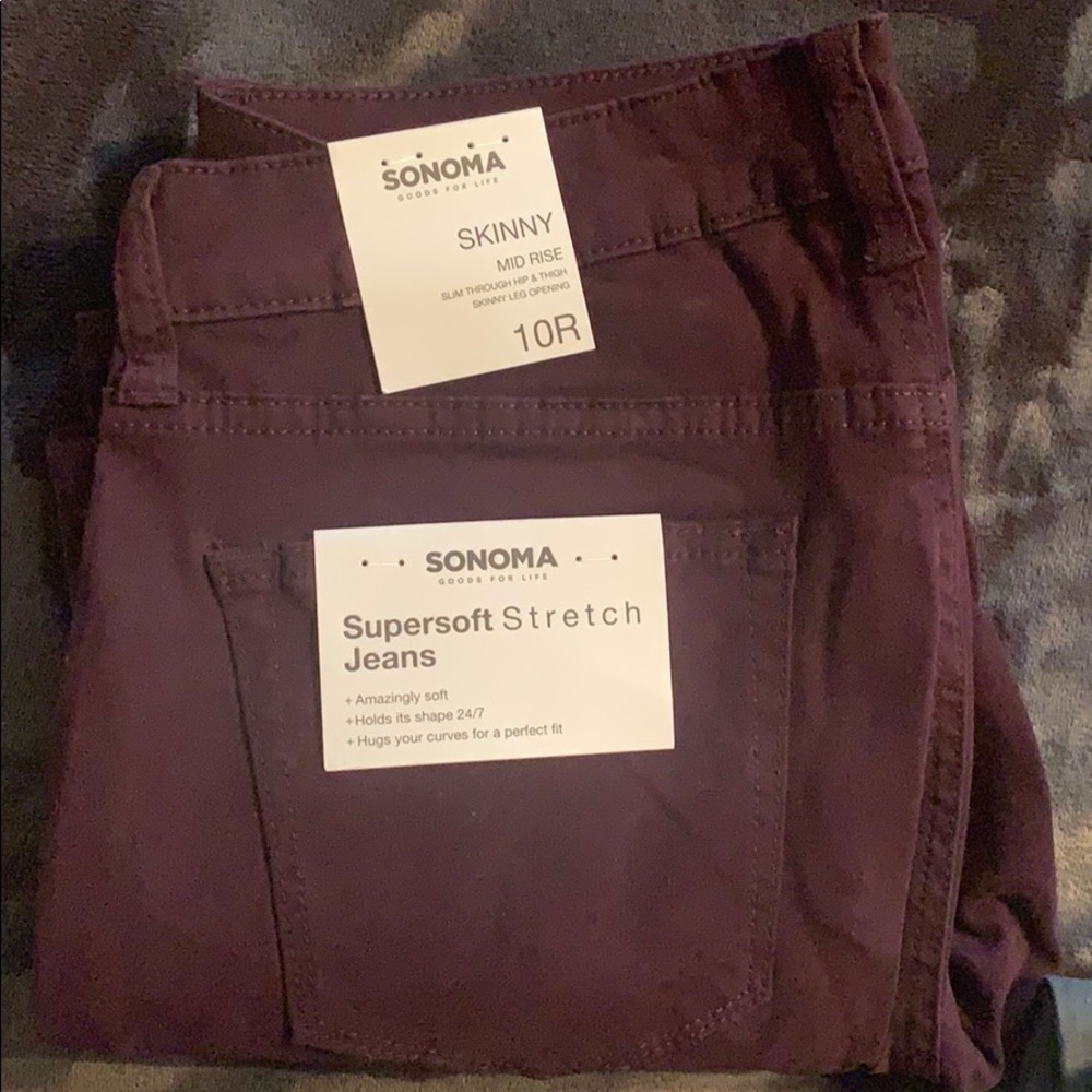 Plum colored jeans
